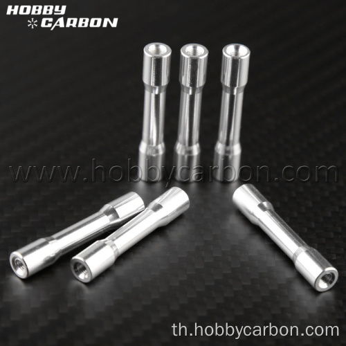 M3 Silver Standoffs อลูมิเนียมกลมขั้นบันได